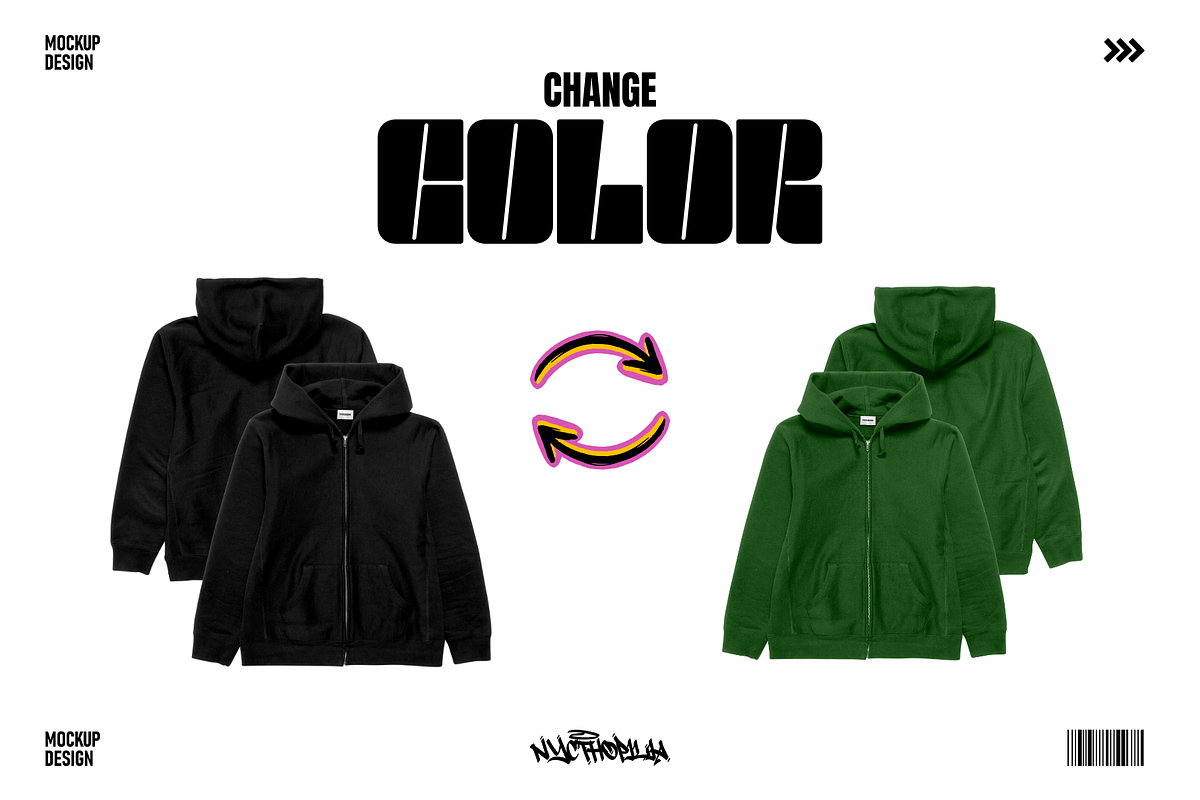 Clothing Mockup Realistic, a Hoody Mockup by NYCTHOPILIA STUDIO (Photo 5 of 8)