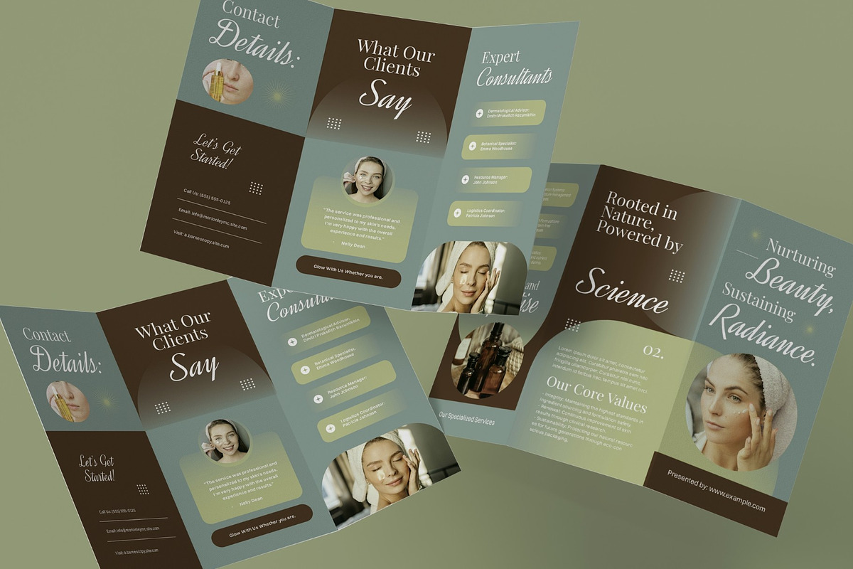 Skincare Brochure, a Brochure Template by graphicook (Photo 3 of 3)