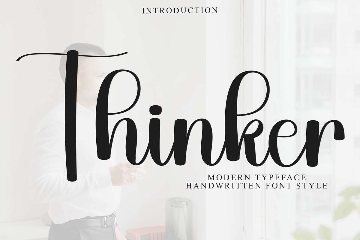 Thinker, a Handwritten Font by FreshTypeINK (Photo 1 of 8)