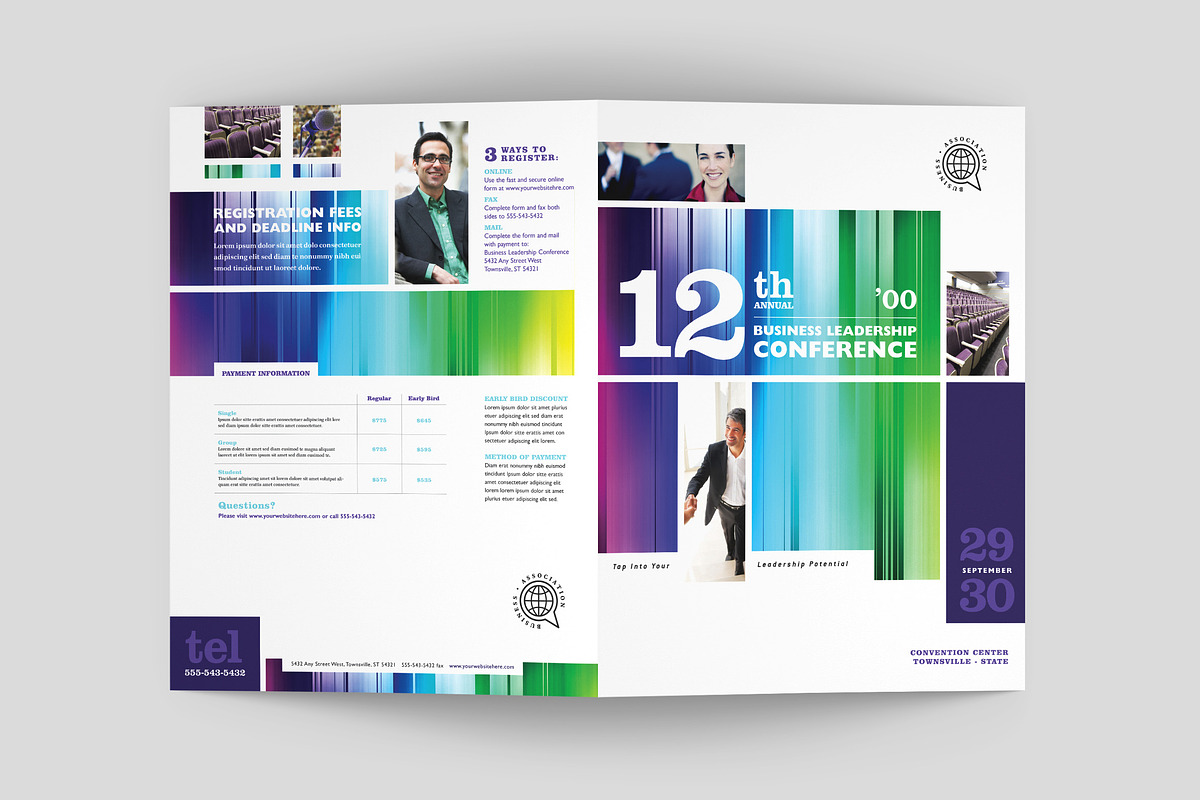 Business Conference Brochure, a Brochure Template by StockLayouts (Photo 3 of 4)