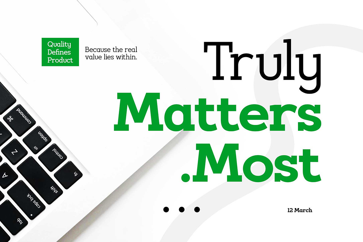 Hugells - Modern Slab Serif, a Slab Serif Font by Arterfak Project (Photo 2 of 14)