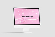 High-Quality IMac Mockup, an Advertising Mockup by safrizalstudio (Thumbnail 1 of 4)