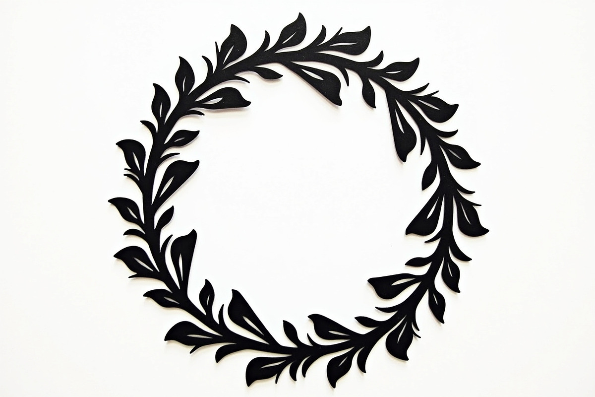 Minimalist Floral Wreath Designs, an Illustration by hafijul (Photo 3 of 9)