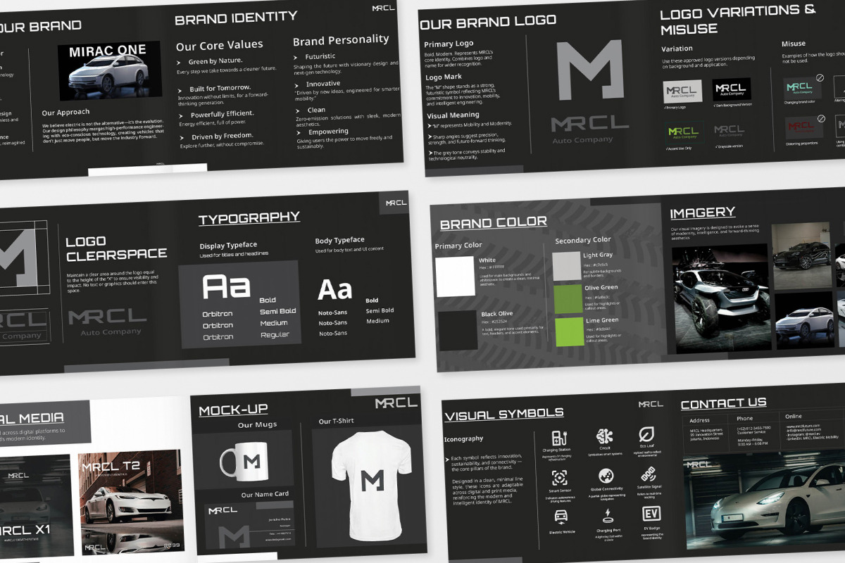 EV Brand Guideline for Futuristic Bu preview 6