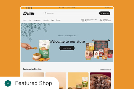 Food Shopify Premium Theme, a Shopify Template by Limebites