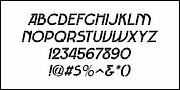 Euro Stencil JNL, a Font by Jeff Levine Fonts (Thumbnail 5 of 5)