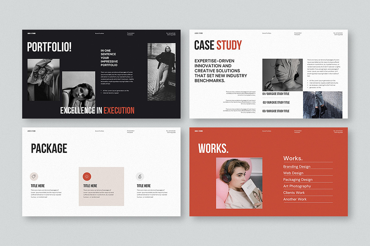 Brand Portfolio Template, a Presentation Template by Slide_Genius1 (Photo 6 of 7)
