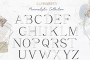Rich Botanicals & Monograms, a Texture Illustration by Pink Ocean (Thumbnail 10 of 17)