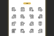 Schedule Icons, an Icon by Spacepixel Creative (Thumbnail 2 of 3)