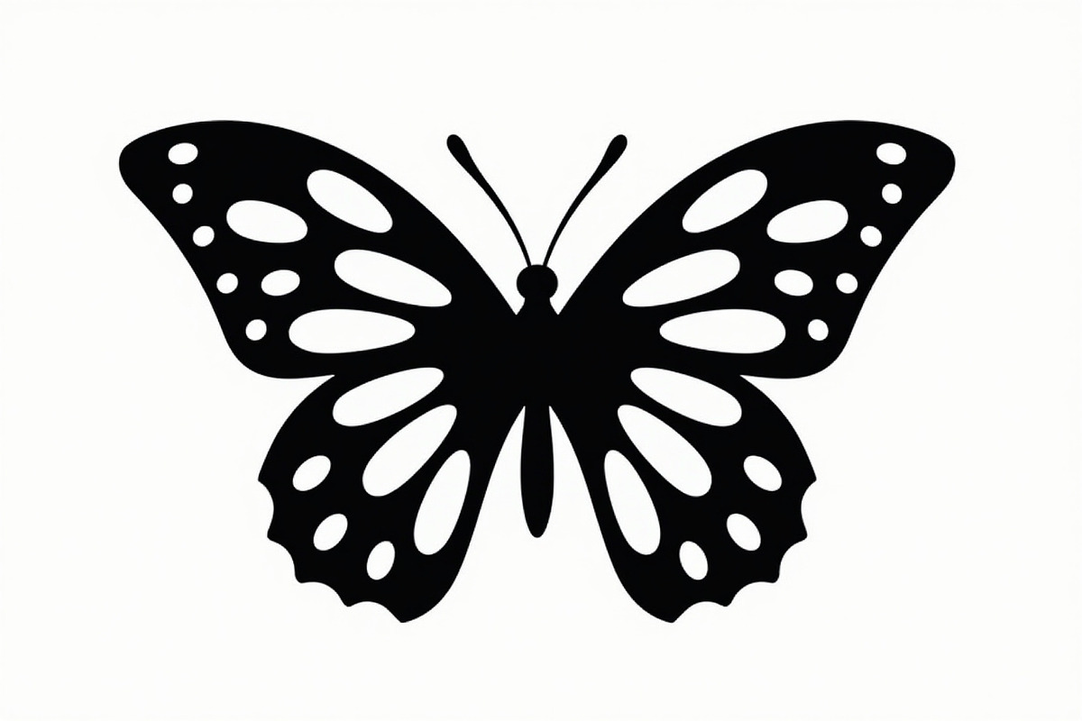 butterfly laser cut design, an Illustration by balal (Photo 5 of 13)
