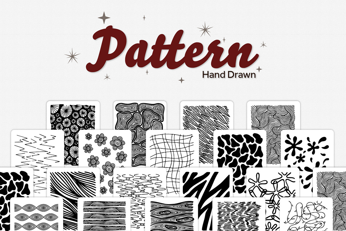 59 Patterned hand drawing, a Pattern Graphic by Pikgura (Photo 1 of 5)
