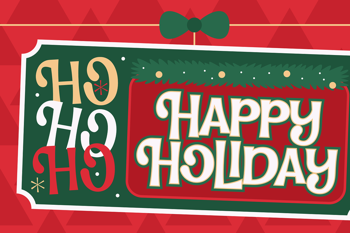Crilas – Christmas Display Font, a Sans Serif Font by MaikoHatta (Photo 5 of 8)