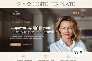 Coaching Wix Website Template, a Wix Template by vectorocean