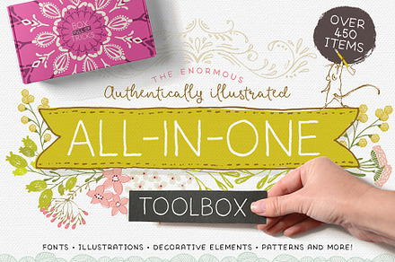 Illustrated All-in-One Toolbox