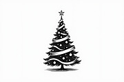 Merry Christmas Tree Clipart Collect, an Illustration by jahid234 (Thumbnail 9 of 21)