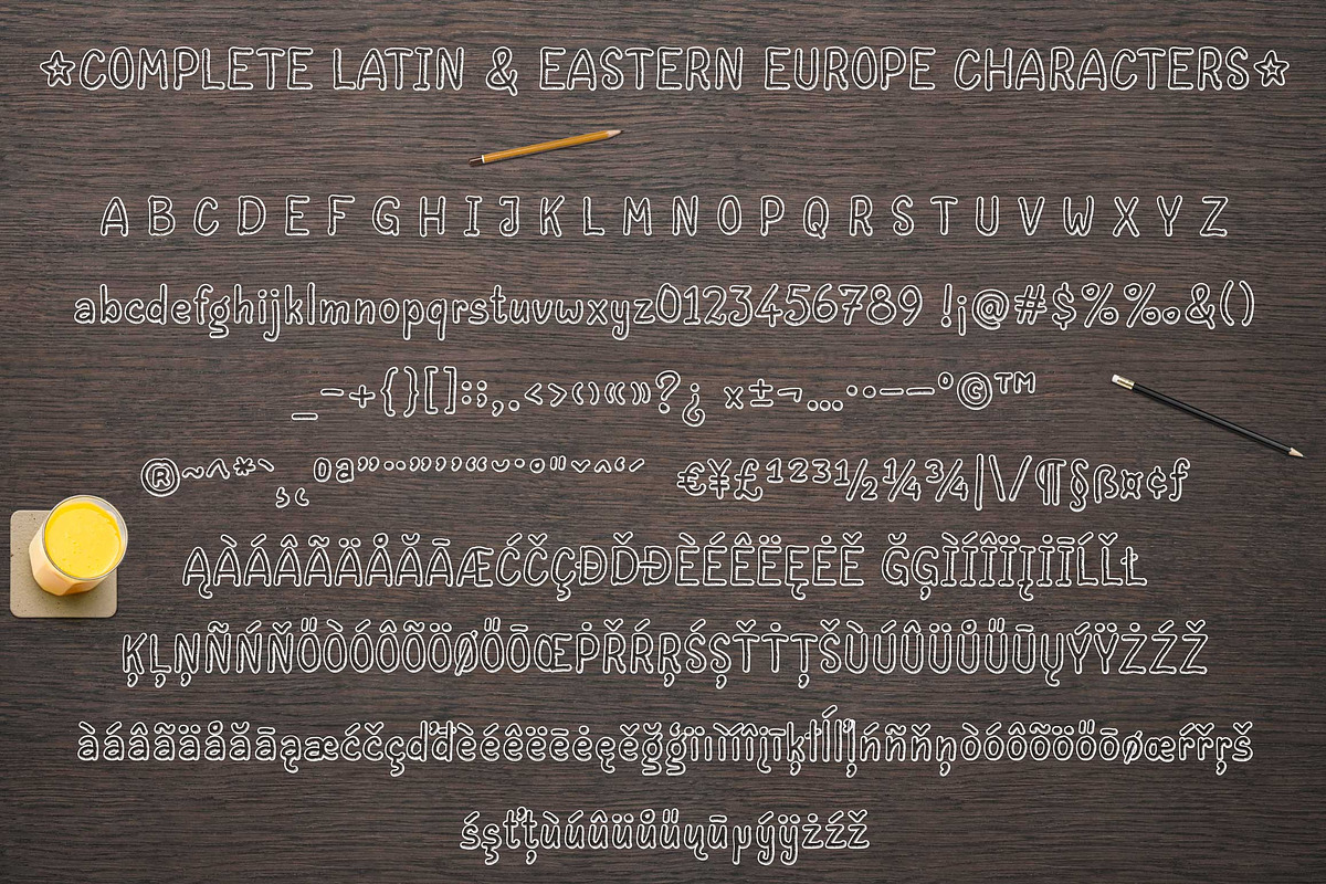 Peanut | Layered Handwritten Font preview 8