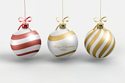 Christmas Ball Mock-up, a Product Mockup by zippypixelstudio (Thumbnail 9 of 10)