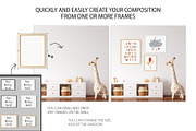 Kids Frames & Wall Mockup Bundle - 6, a Print Template by Yuri-U (Thumbnail 26 of 28)