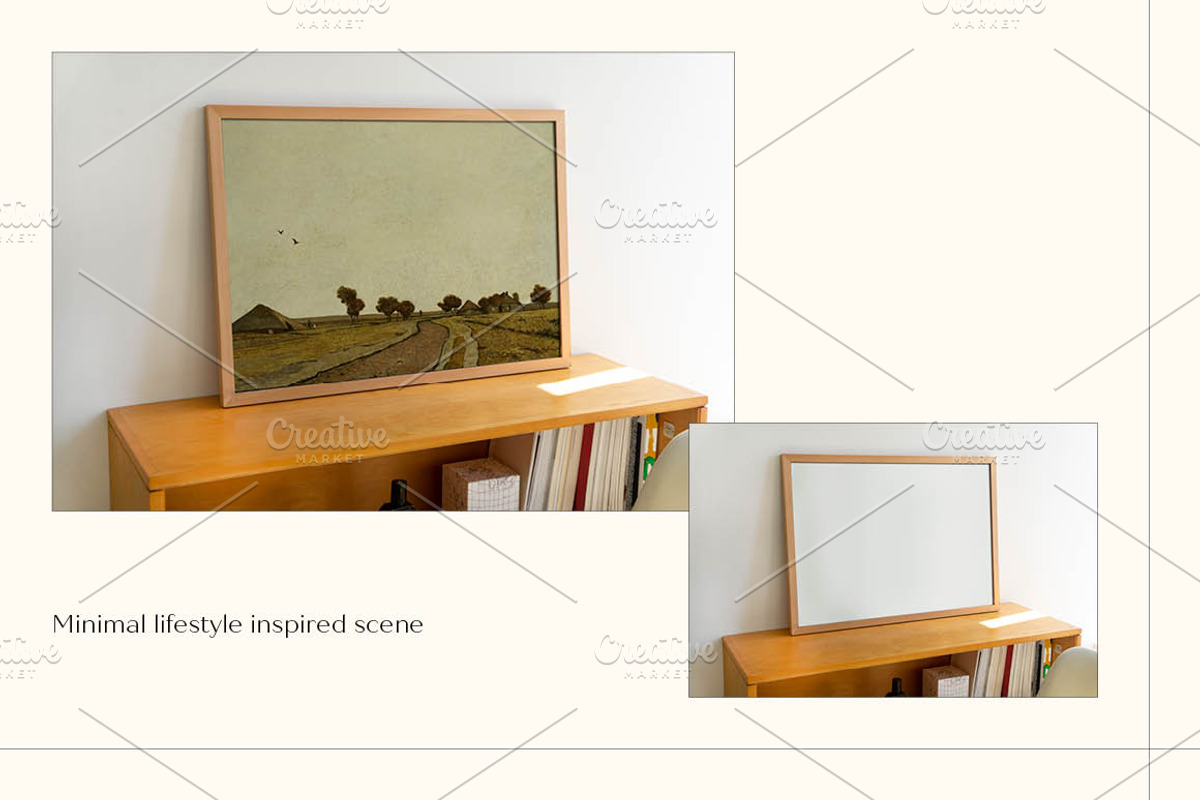Photo Frame Mockup Horizontal, a Print Template by LOPEstudio (Photo 5 of 5)