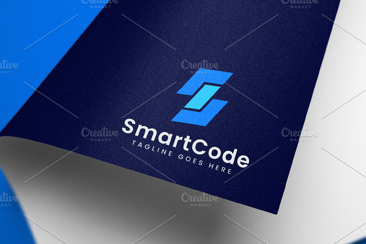 S letter Coding logo design template, a Branding & Logo Template by Amadul11 (Photo 3 of 4)