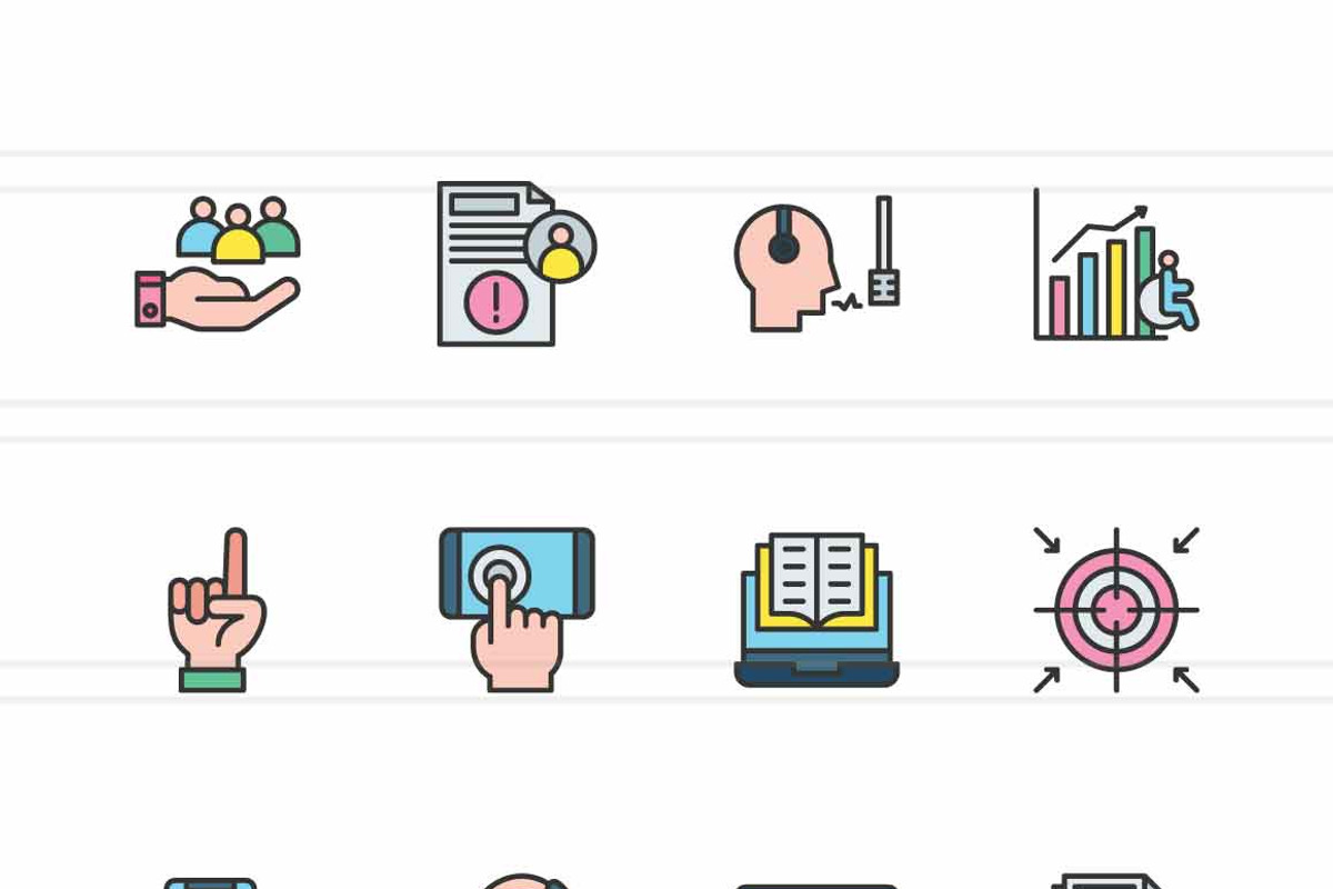 25 Digital Accessibility Filled Line, an Icon by IconBunny (Photo 2 of 2)