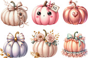 Coquette Pumpkin Clipart PNG, an Illustration by Designking (Thumbnail 3 of 4)