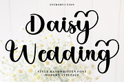 Daisy Wedding, a Handwritten Font by FreshTypeINK (Thumbnail 1 of 7)