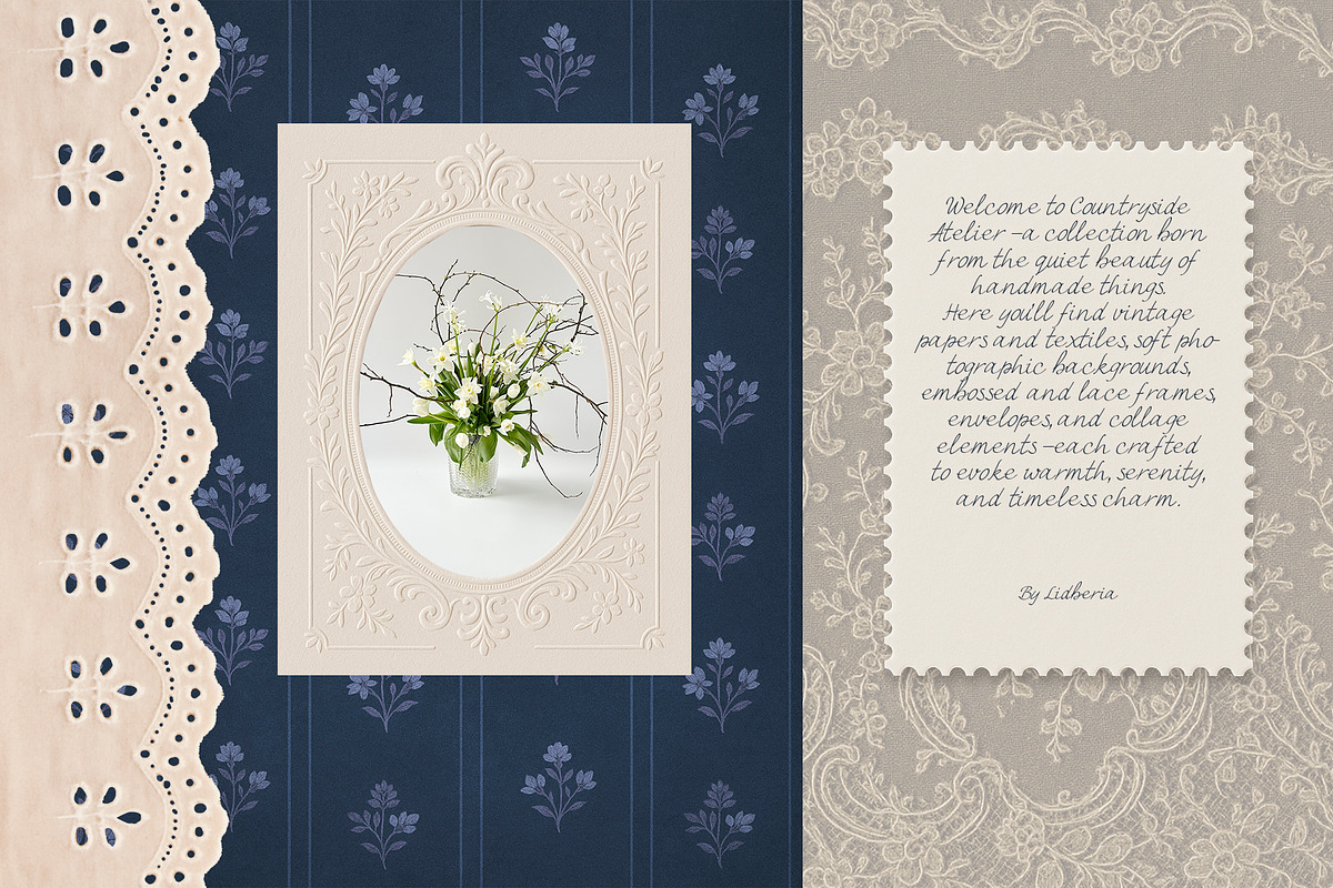Countryside Atelier Paper & Textile, a Background Graphic by Lidberia (Photo 3 of 10)