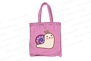 Cute Kawaii Snails, an Animal Illustration by Palau (Thumbnail 3 of 12)