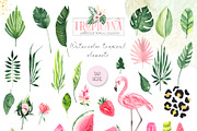 Watercolor tropical collection, an Object Graphic by Ana-Sakuta (Thumbnail 11 of 16)