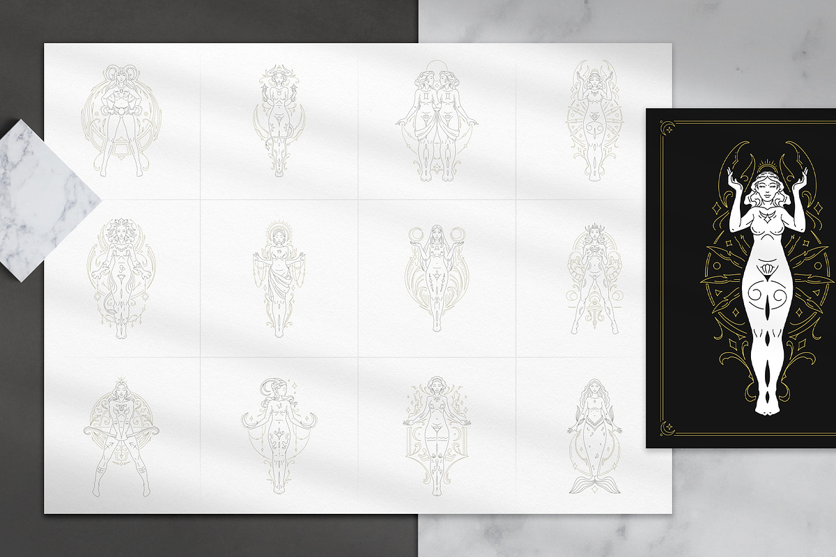 Zodiac Collection, a Graphic by Vasya Kobelev (Photo 4 of 11)