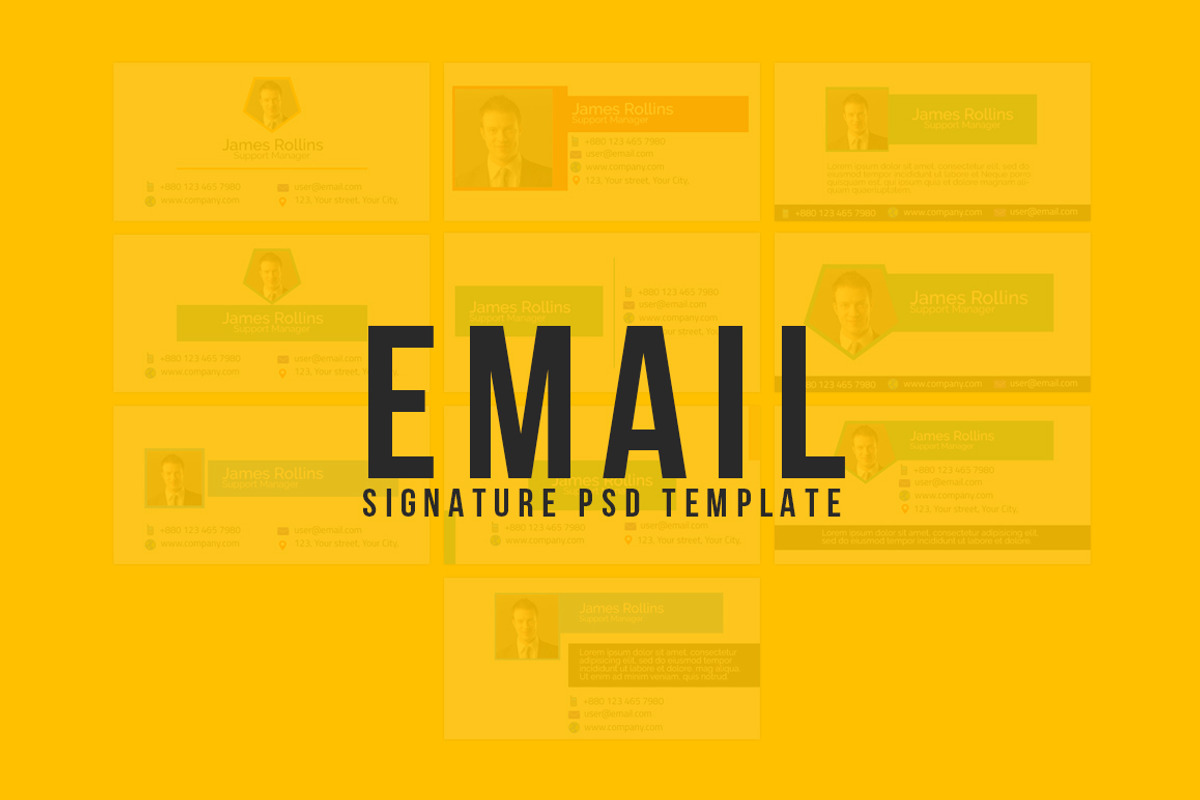 Email Signature, a Templates & Theme by Modern Studio (Photo 1 of 2)