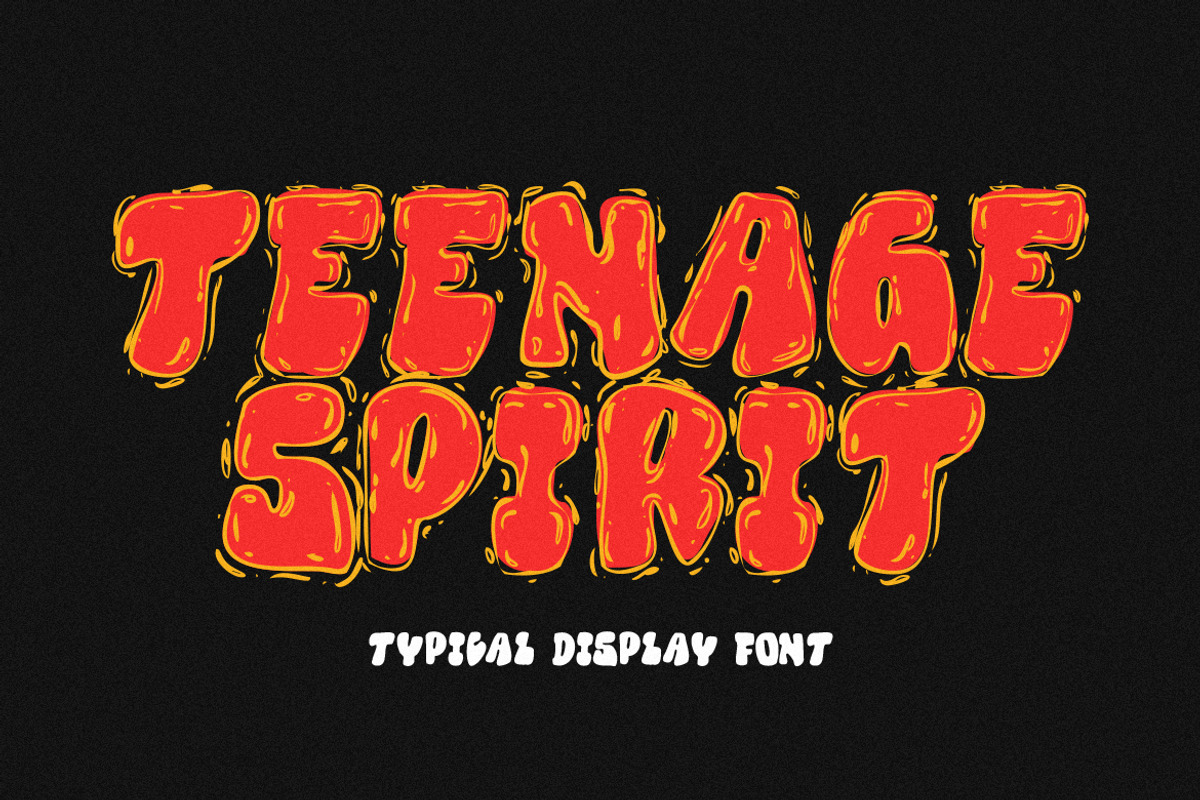 Teenage Spirit, a Handwritten Font by TeenageFoundry (Photo 1 of 6)