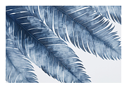 Cyle Collection · Blue Tone Leaves, a Background Graphic by milatovar (Thumbnail 29 of 32)