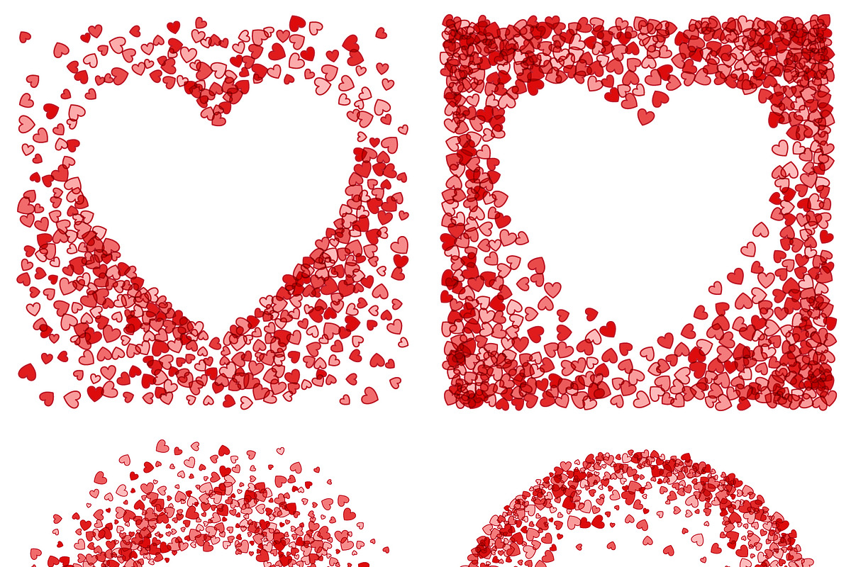 All your red hearts bundle, a Pattern Graphic by ekmelica (Photo 7 of 18)