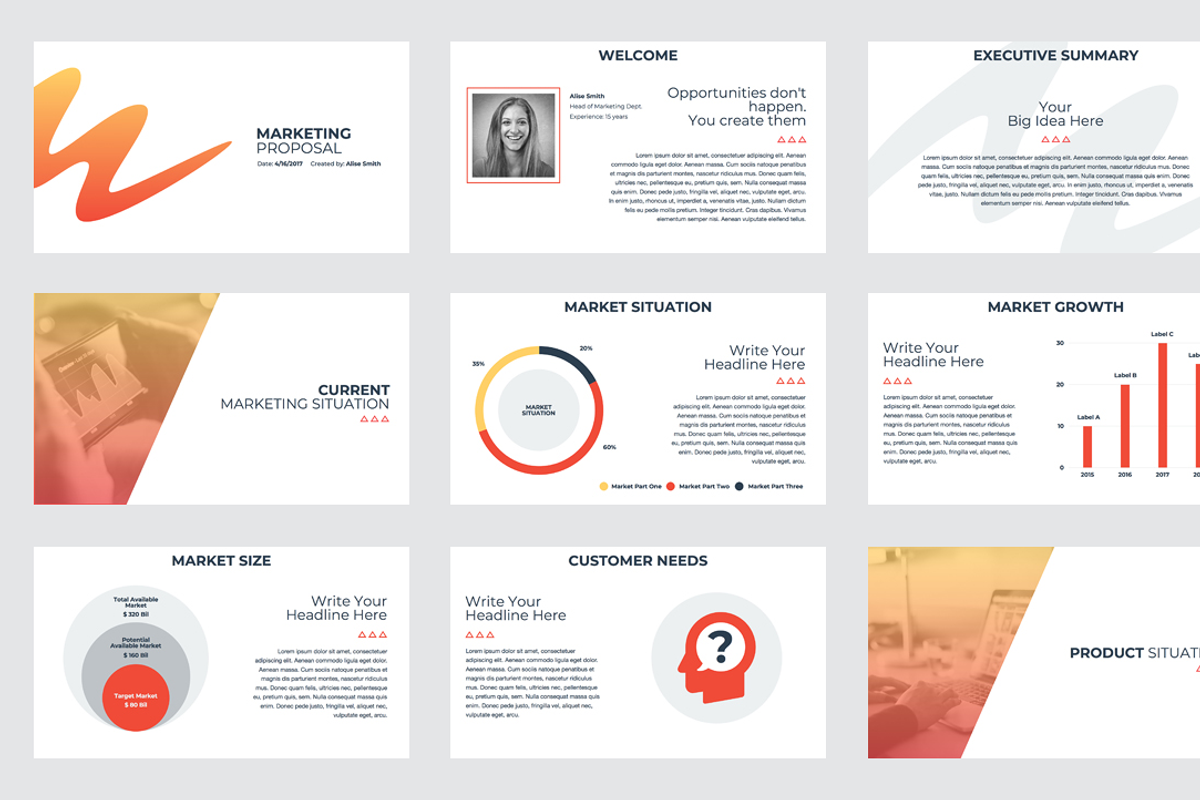 Marketing Proposal PowerPoint Template