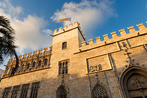 Front facade of La Lonja, a former Gothic silk and commodities e, an Arts & Entertainment Photo by Bepslabor