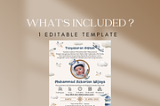 Sailor Bear Aqiqah Baby Shower Canva, an Invitation Template by Blooming Daisy (Thumbnail 3 of 4)