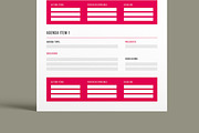 Meeting Minutes Template Layout, a Stationery Template by MightyDesign (Thumbnail 3 of 8)