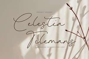 Celestia Tilemans Font