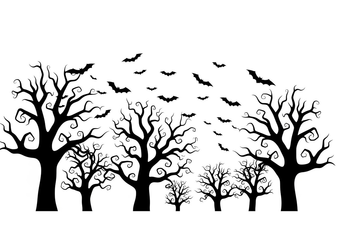 Dark Halloween Forest Design, a Graphic by BIPLOB EXPERT (Photo 11 of 12)