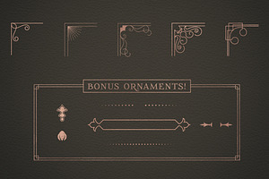 Corner Border Elements Bundle