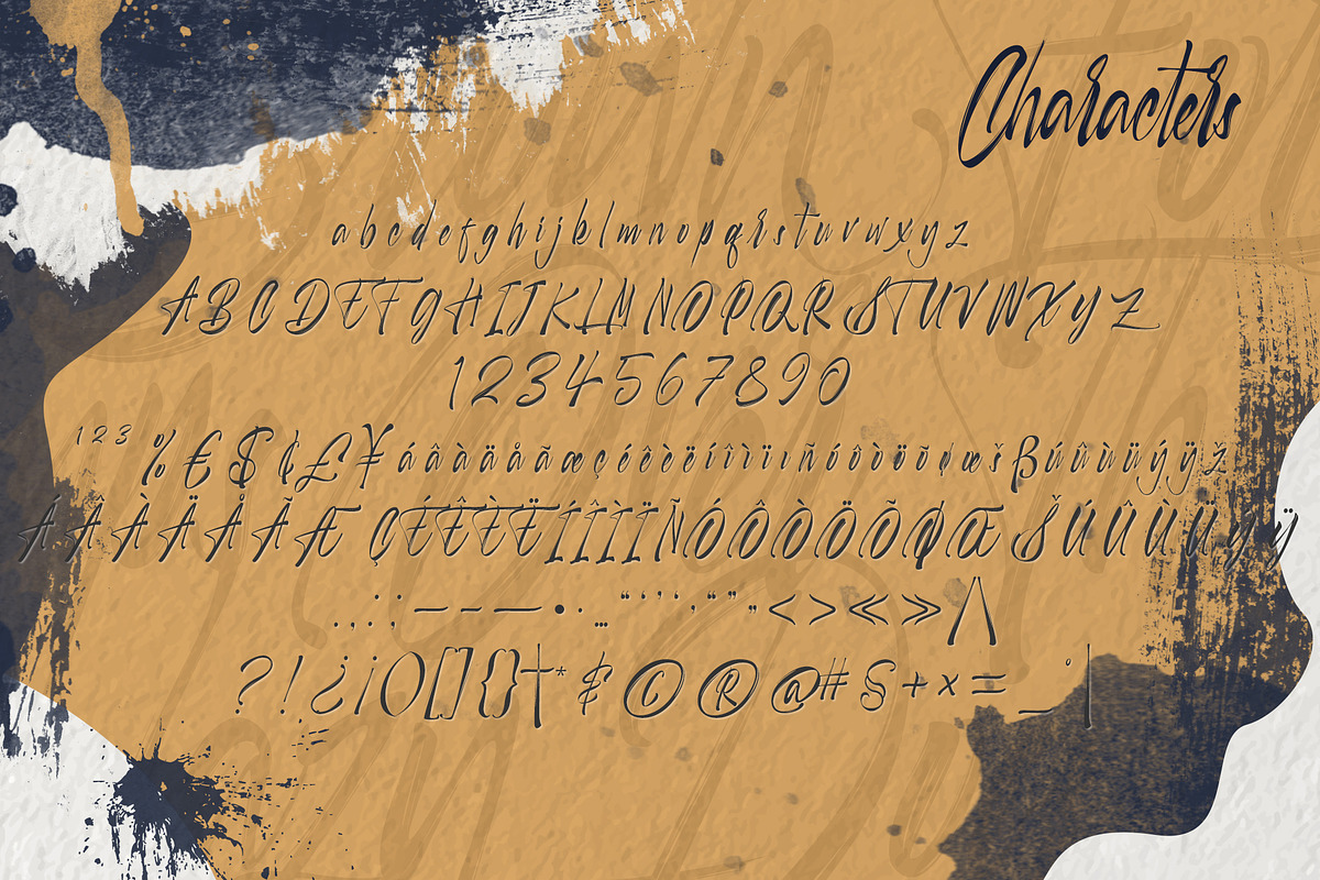 Selfakia Brush Font preview 7