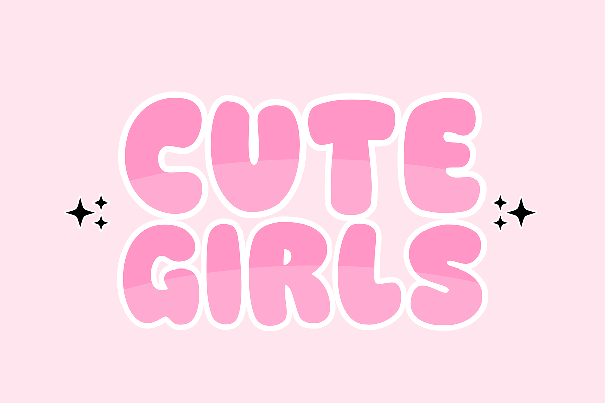 Soft Smile - Bubble Font Display, a Handwritten Font by KiddoGlyphs Studio (Photo 2 of 5)