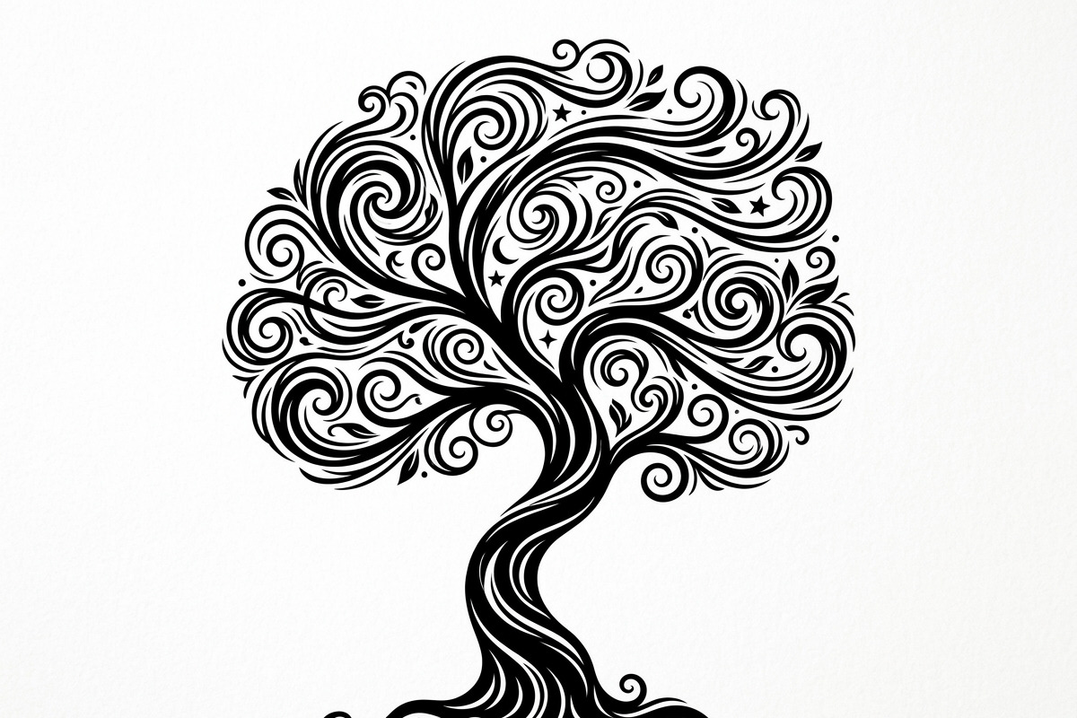 Elegant dream tree silhouette design, a Healthcare Illustration by Amazin_art (Photo 10 of 43)