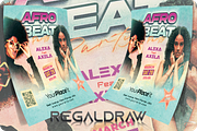 Afro Beat Party Flyer, a Flyer Template by regalDRAW (Thumbnail 2 of 4)