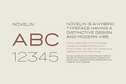 NOVELIN - Unique Modern Font Family, a Sans Serif Font by Designova® (Thumbnail 8 of 10)