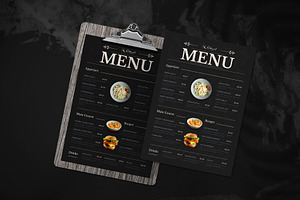 Premium Food Menu Design, a Flyer Template by Tanmoy Topu