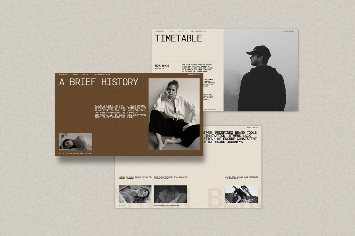 Investor Pitch Deck Canva Slides, a Presentation Template by Pixel Grid (Photo 4 of 10)