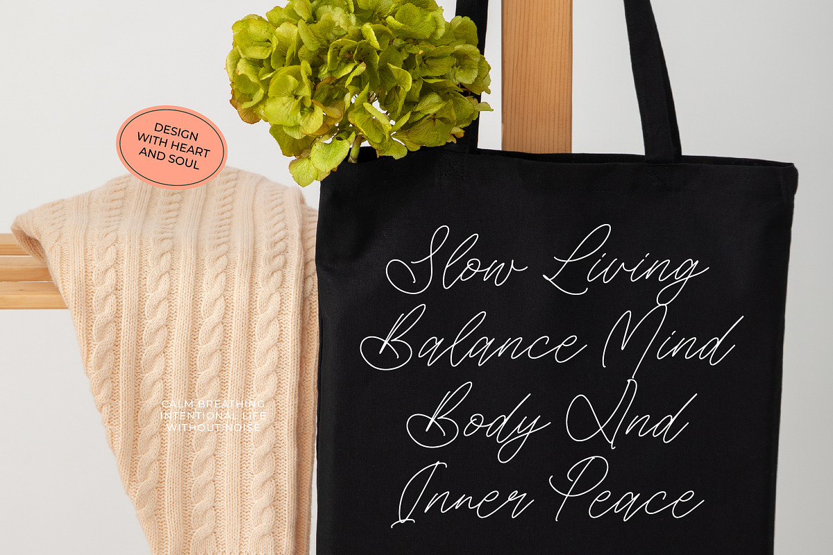 Soft Petals Beauty Monoline Handwr, a Script Font by Integritype Studio (Photo 9 of 15)